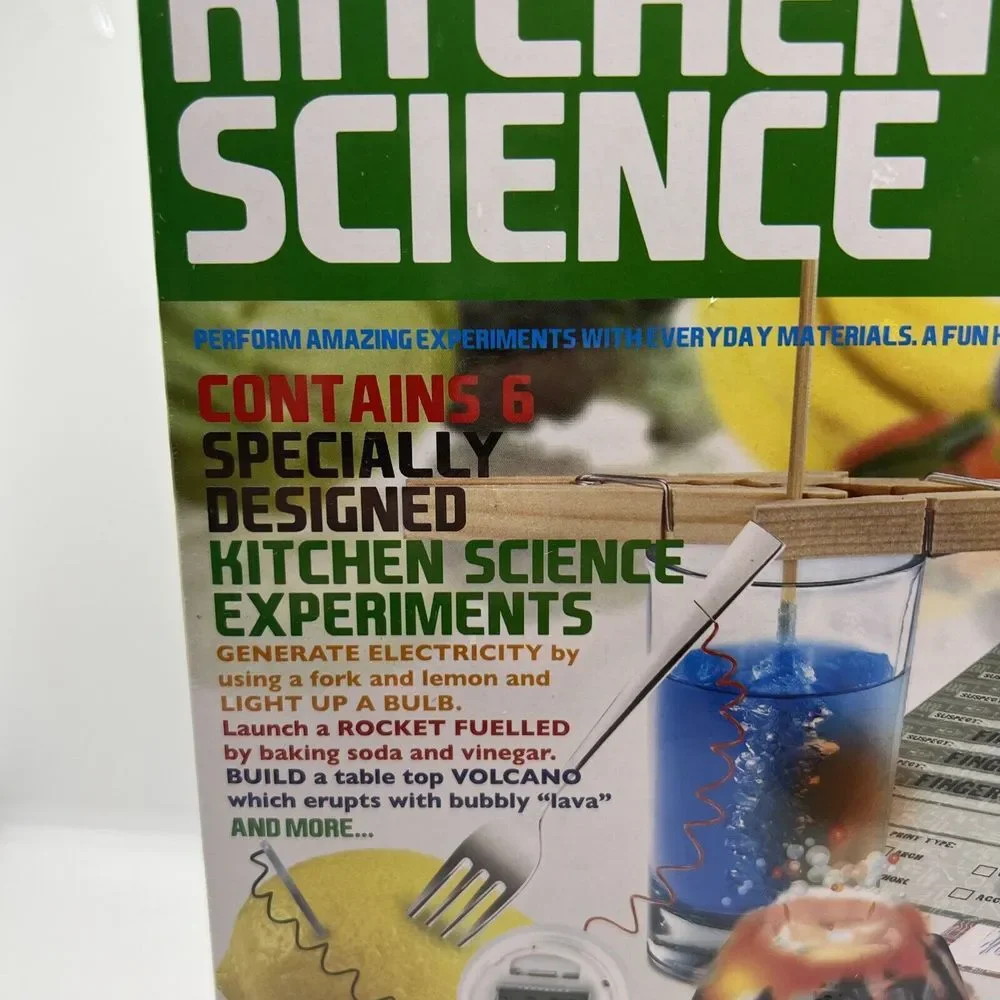Kitchen Science‎ Kit Educational Toy Kidz Labs  6 Fun STEM Experiments